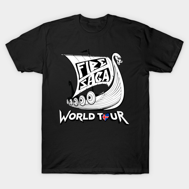 Fire Saga World Tour T-Shirt - Black by BPtheMaker